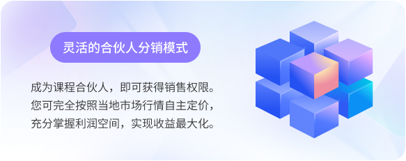 灵活的合伙人分销模式